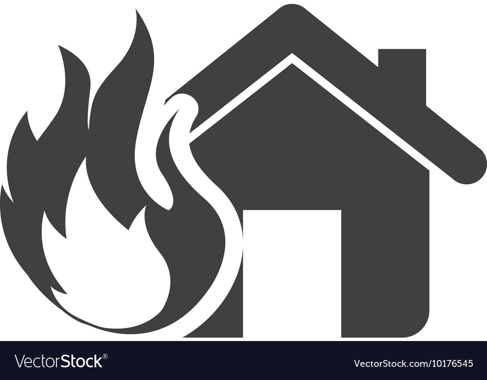 House insurance property isolated icon Royalty Free Vector