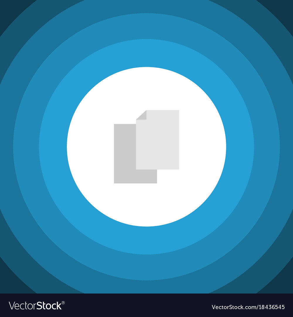Isolated blank flat icon sheets element