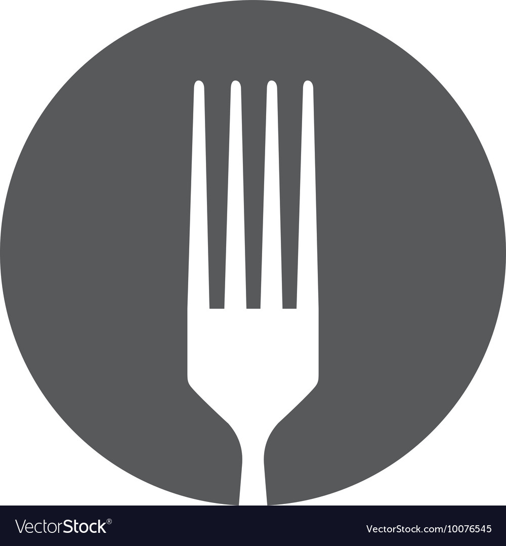 Tool cutlery silhouette icon Royalty Free Vector Image