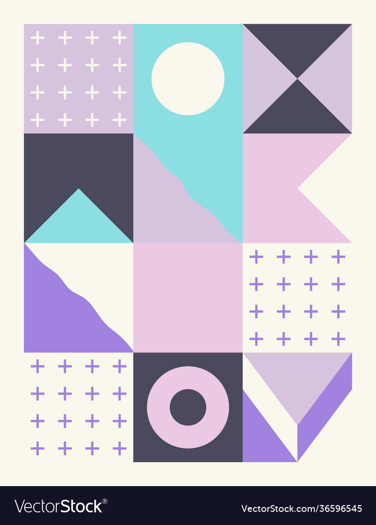 Vertical abstract pattern design vector image Vertical abstract pattern design