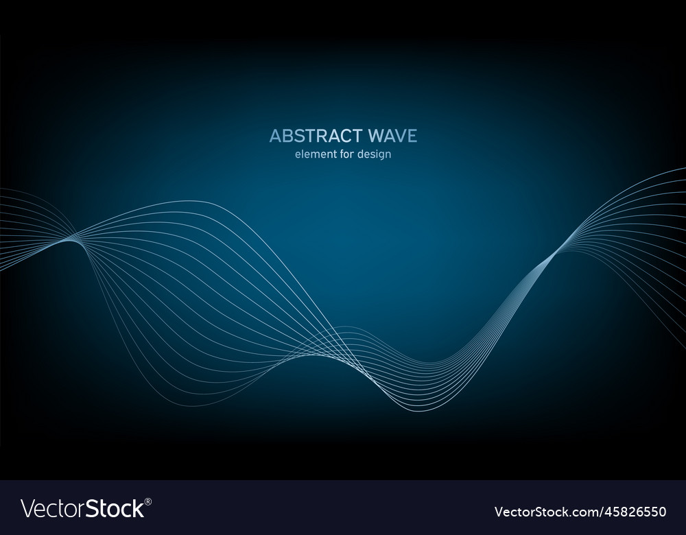 Abstract wave element for design digital vector image Abstract wave element for design digital