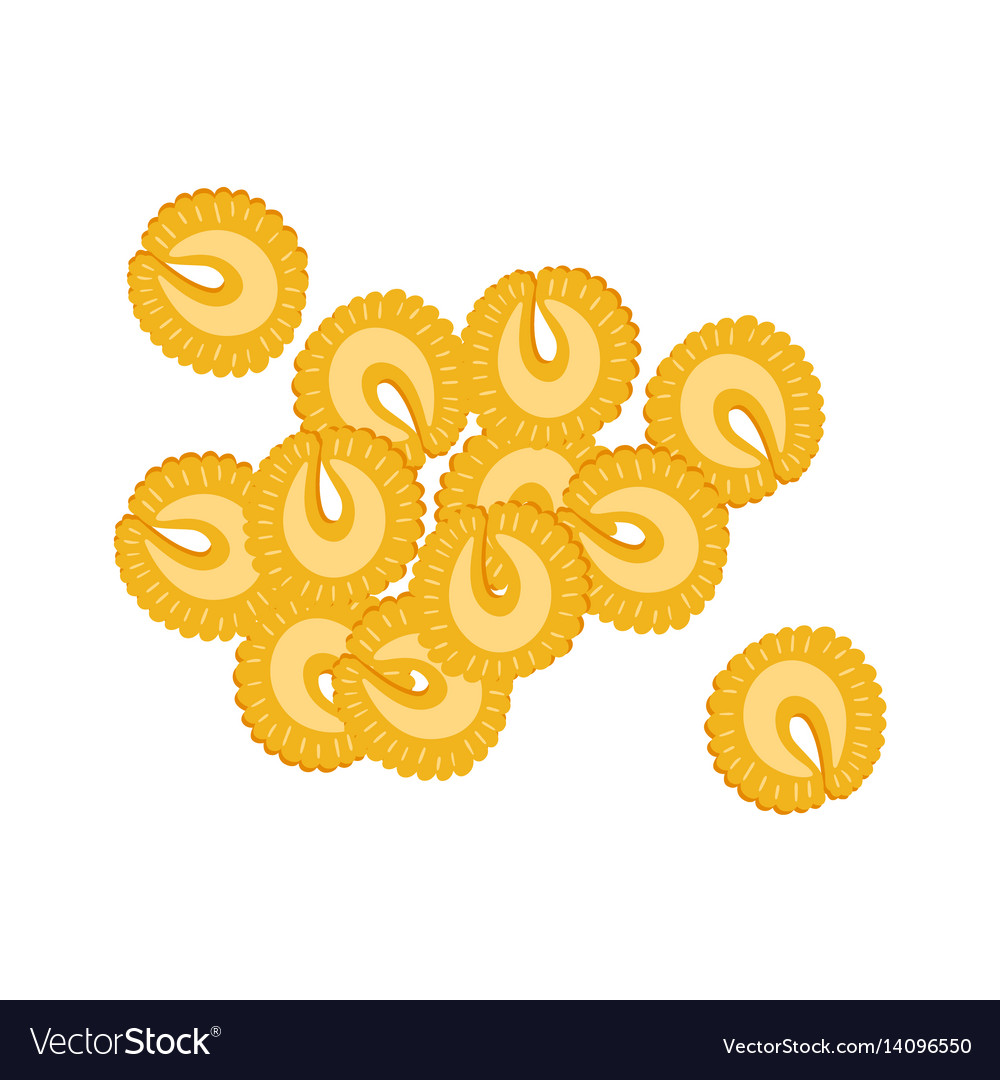 Italian macaroni uncooked pasta Royalty Free Vector Image