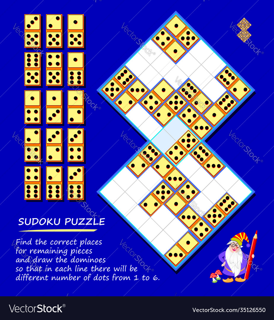 Logic Puzzle: Domino Dot Matching