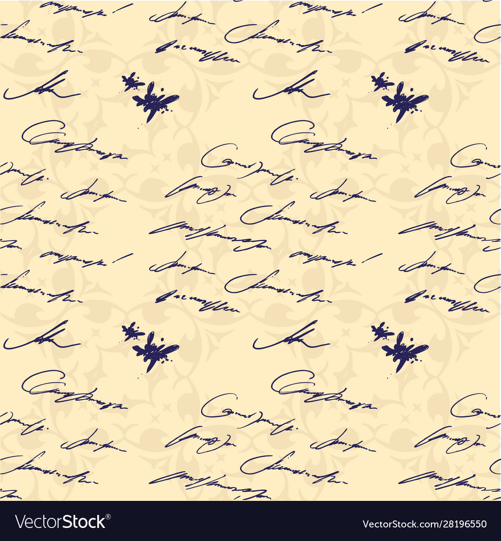 Seamless abstract text pattern