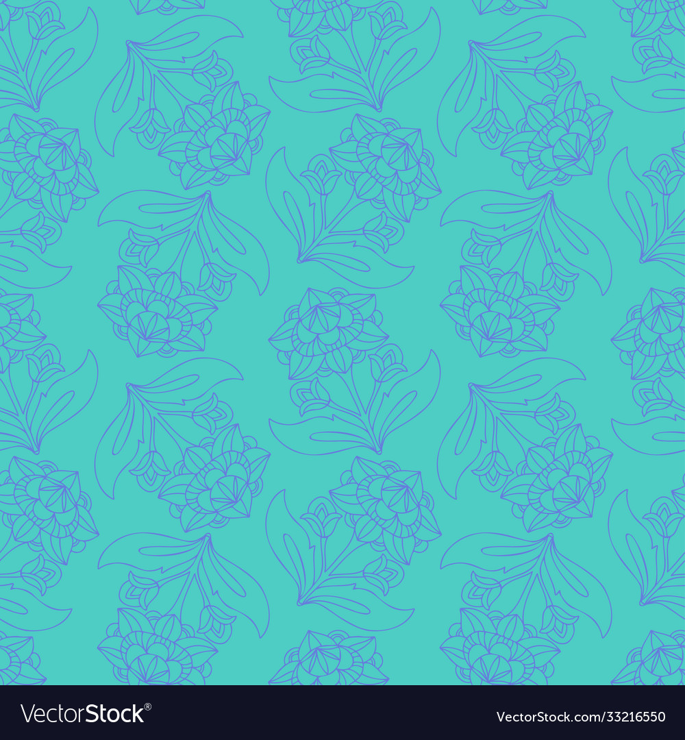 Seamless pattern colorful design vector image Seamless pattern colorful design