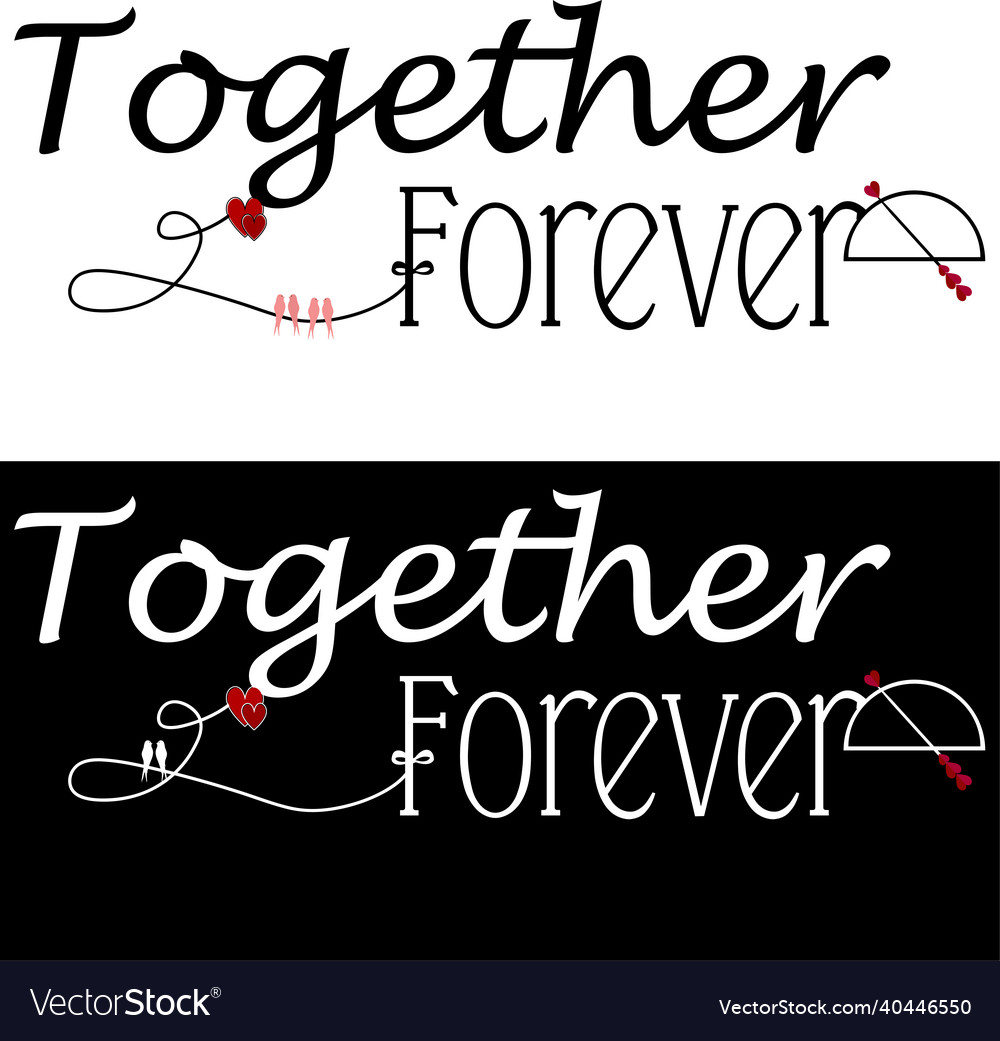 Typography design for valentines day