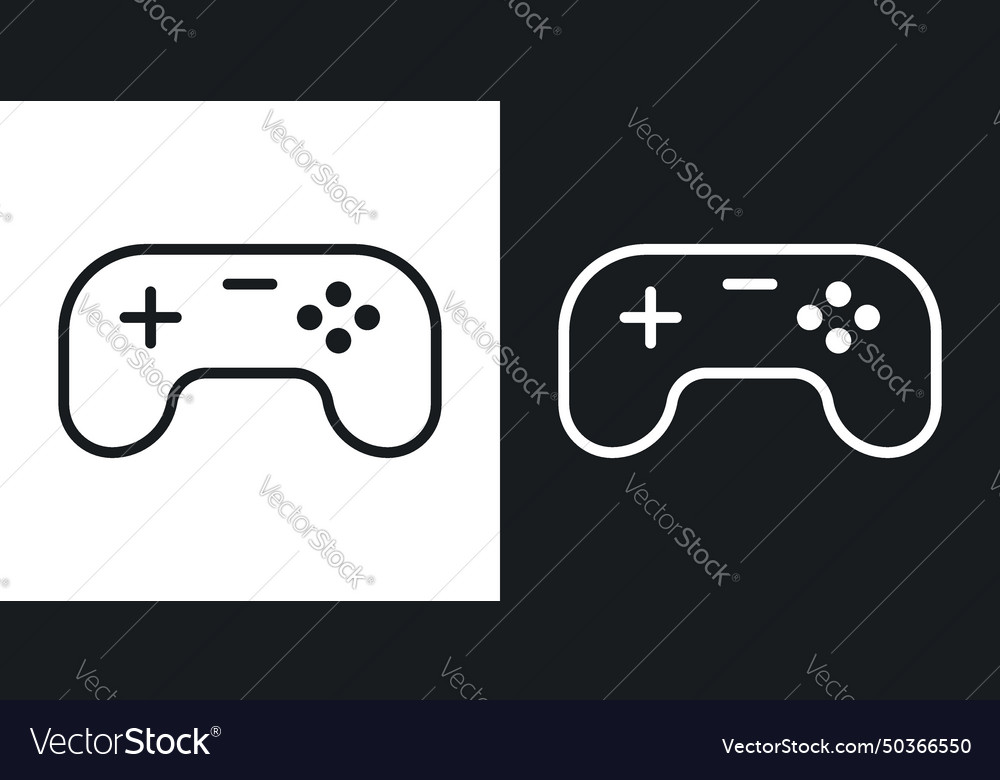 Video game controller icon set control