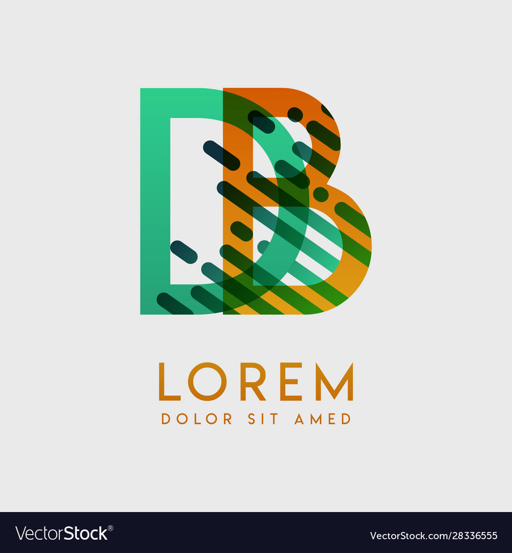 Db logo with theme galaxy speed and style vector image Db logo with theme galaxy speed and style