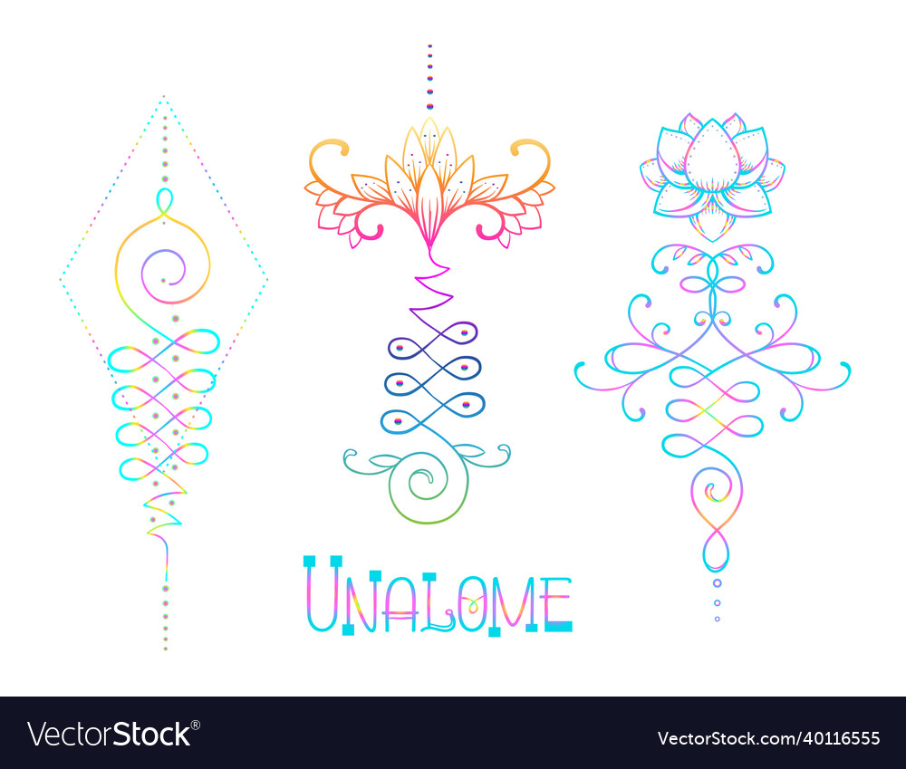 Lotus and sacred geometry unamole hindu symbol Vector Image