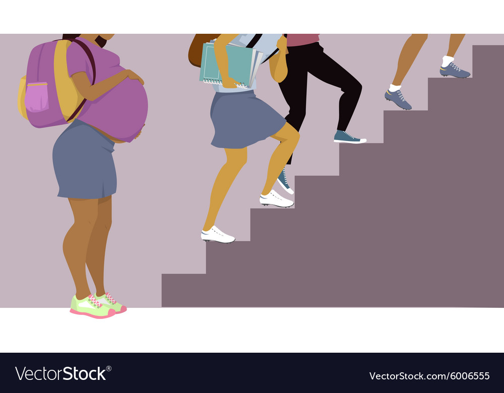 Teen pregnancy Royalty Free Vector Image VectorStock