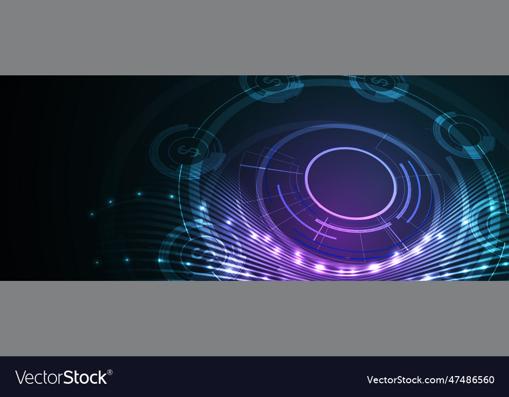 Abstract data background futuristic technology vector image Abstract data background futuristic technology