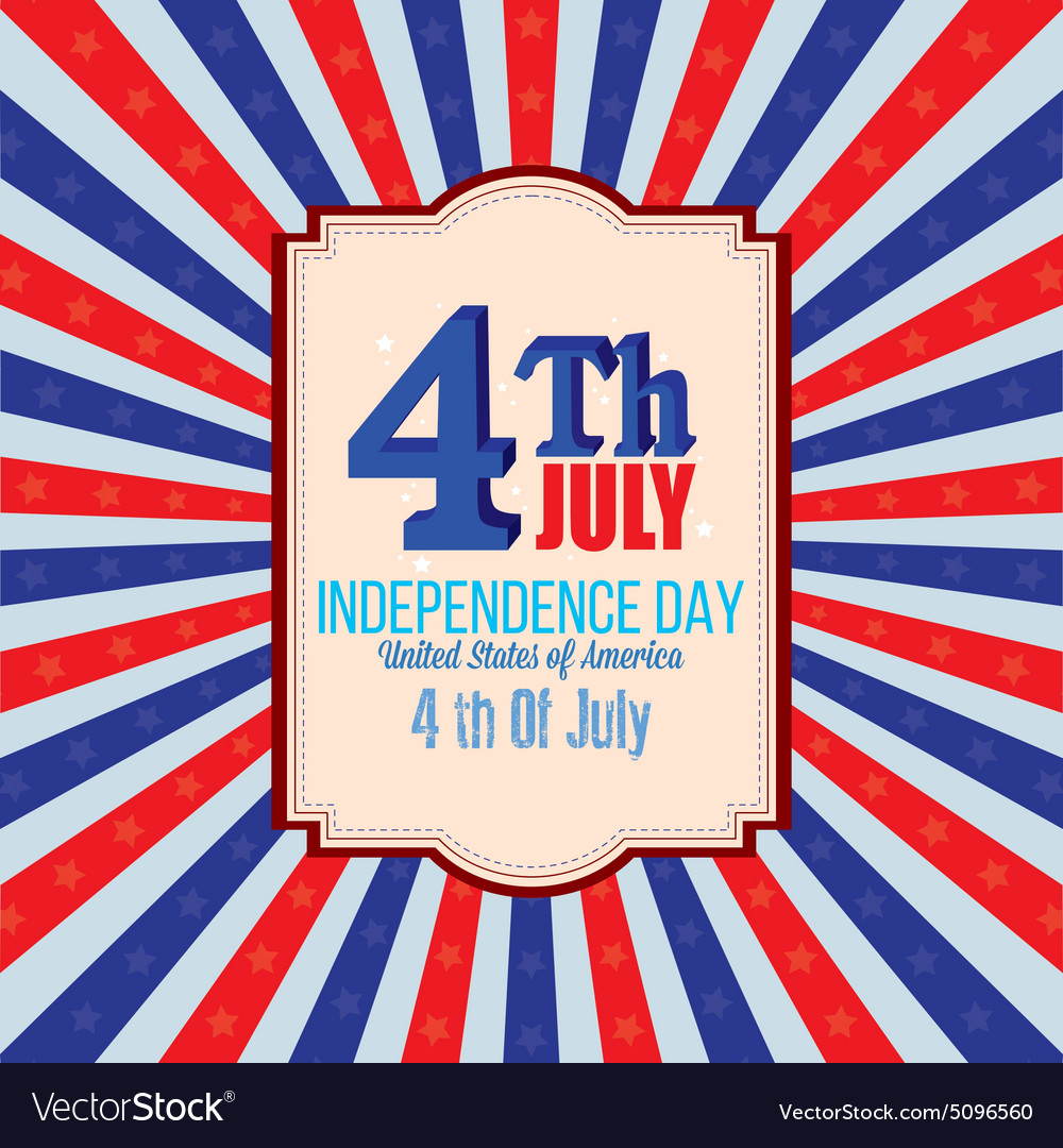 Abstract independence day background with some