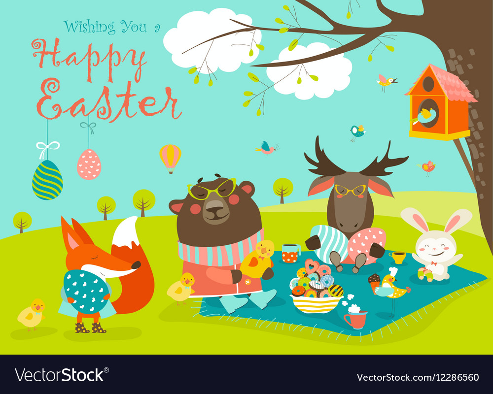 Easter Forest Animals