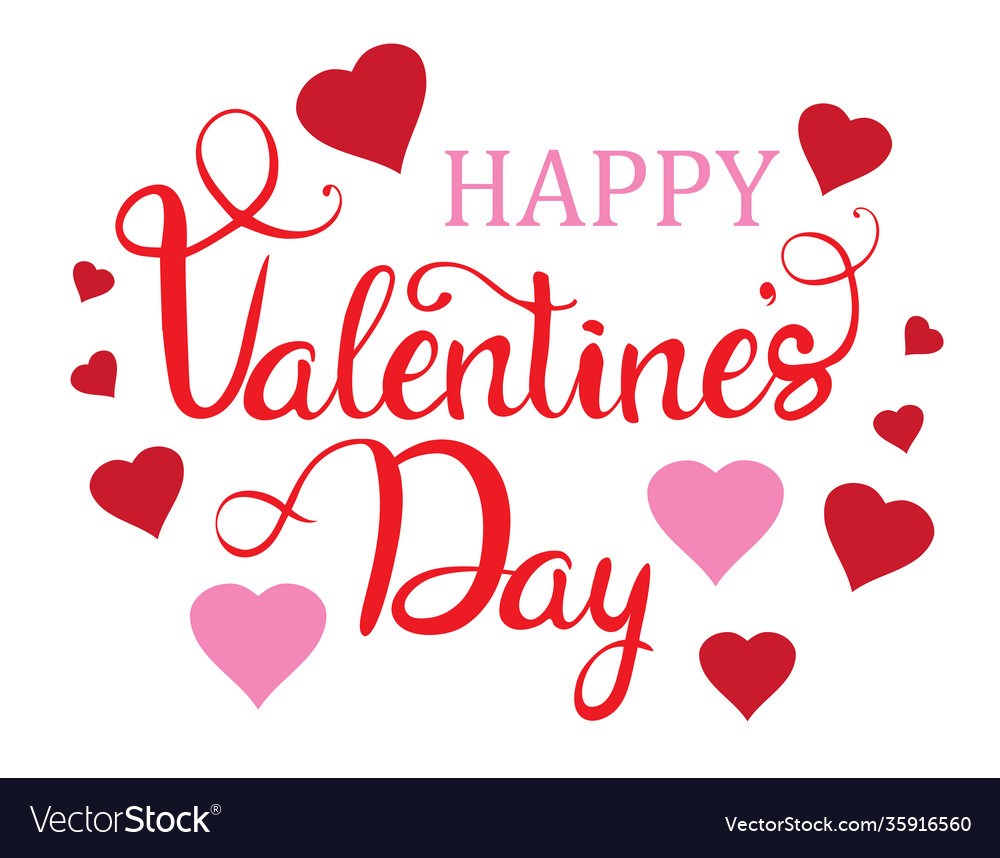 Happy Valentines Day Royalty Free Vector Image