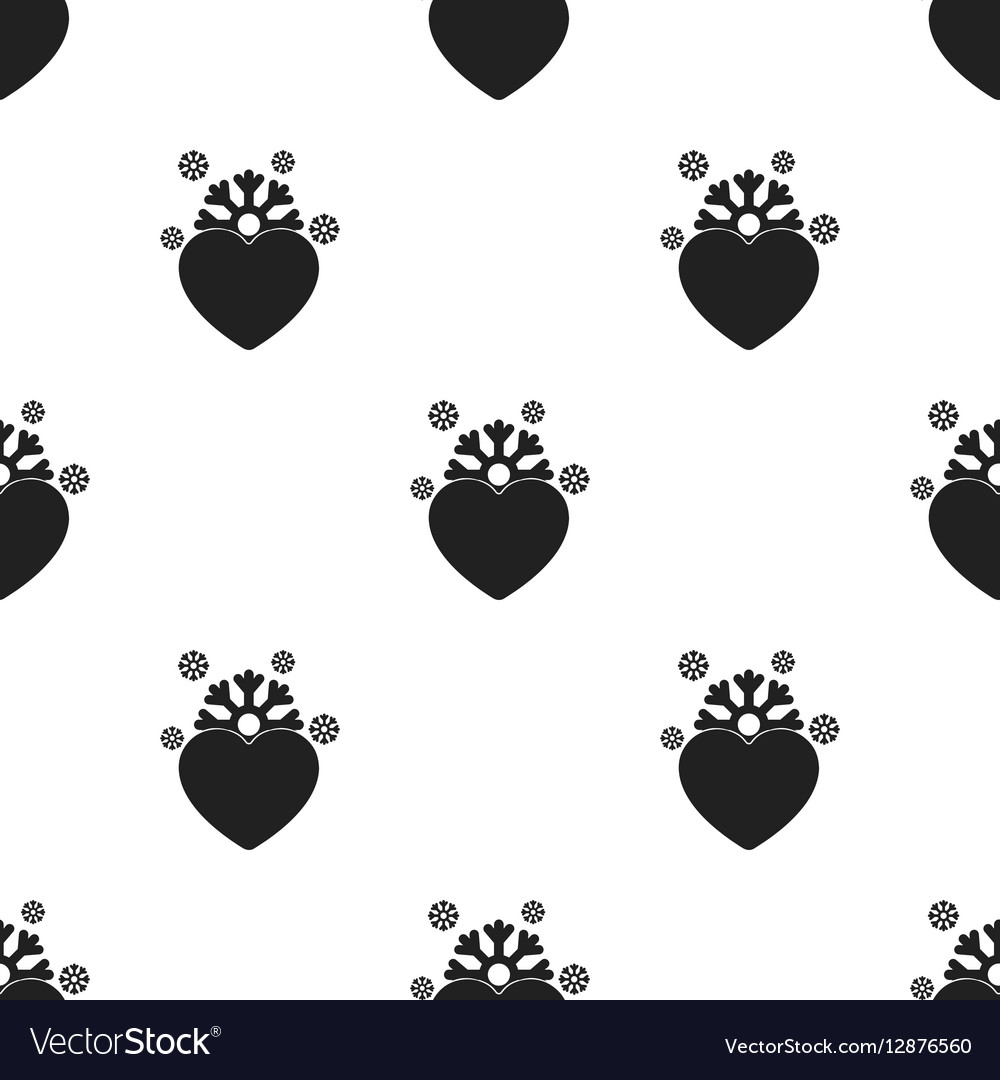 Heart icon in black style isolated on white