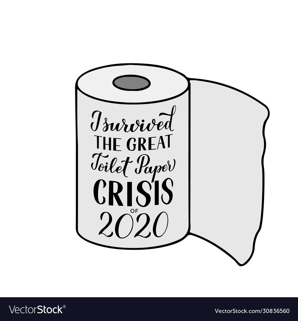 I survived great toilet paper crisis 2020