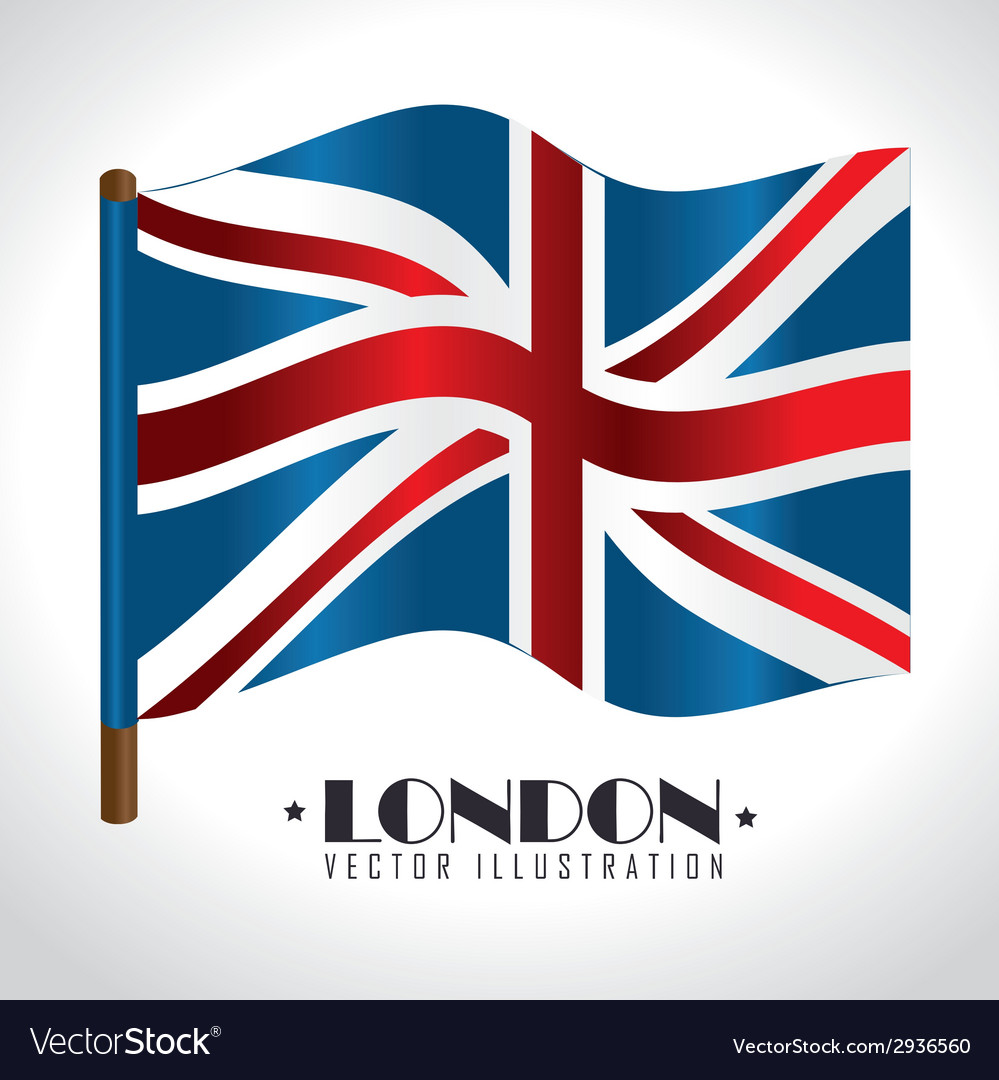 London design over white background