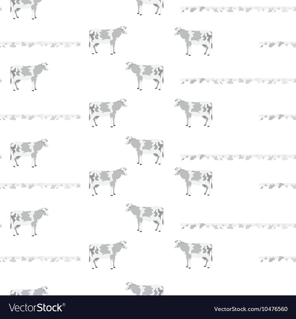 Pattern with cows