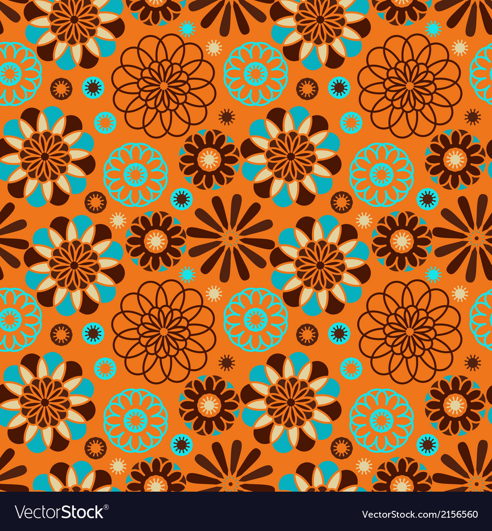 Seamless pattern - simple flower background