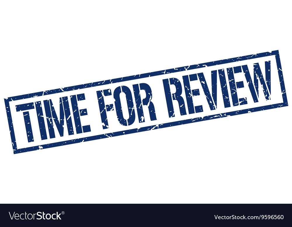 Time for review stamp