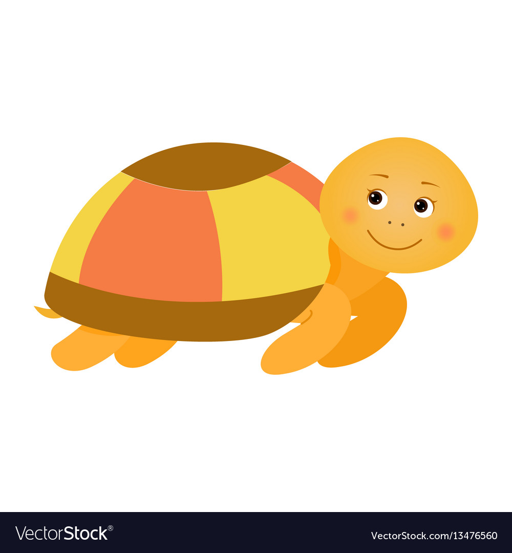 Turtle for children Royalty Free Vector Image - VectorStock