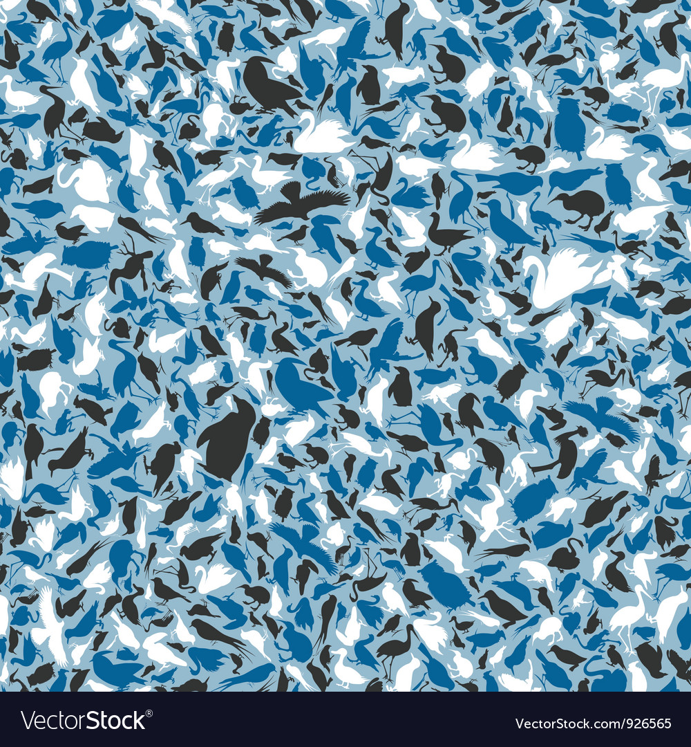 Abstract Bird Pattern