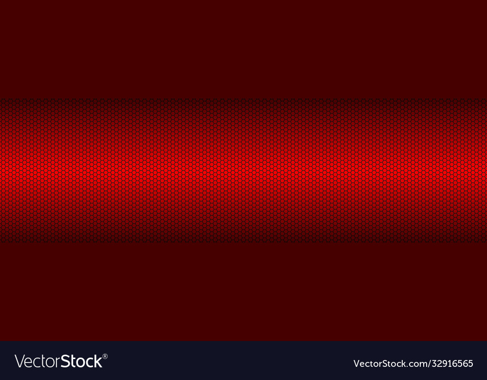 Abstract red geometric hexagonal mesh header