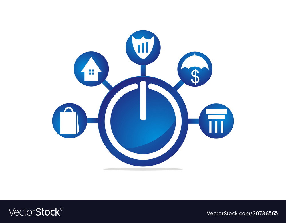 Access to secure internet vector image Access to secure internet