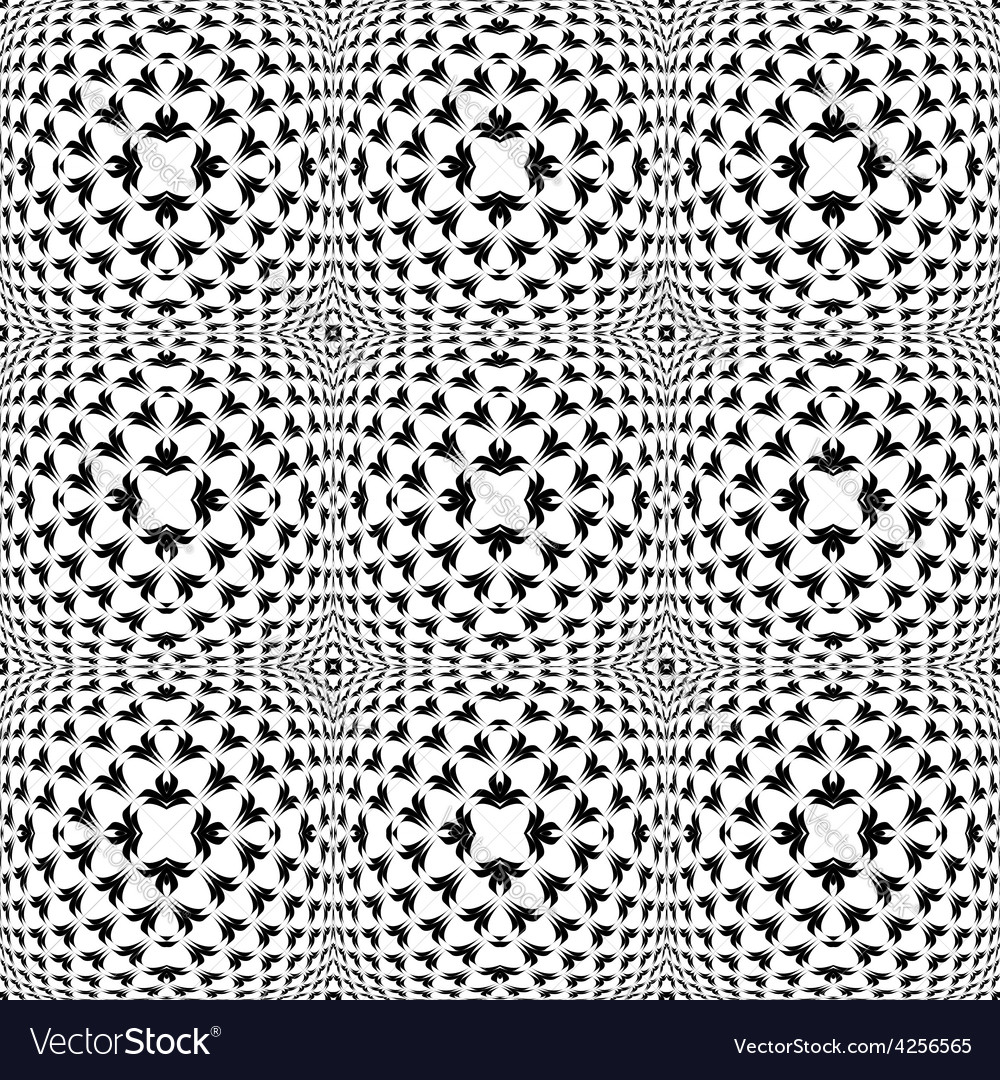 Design seamless convex monochrome pattern