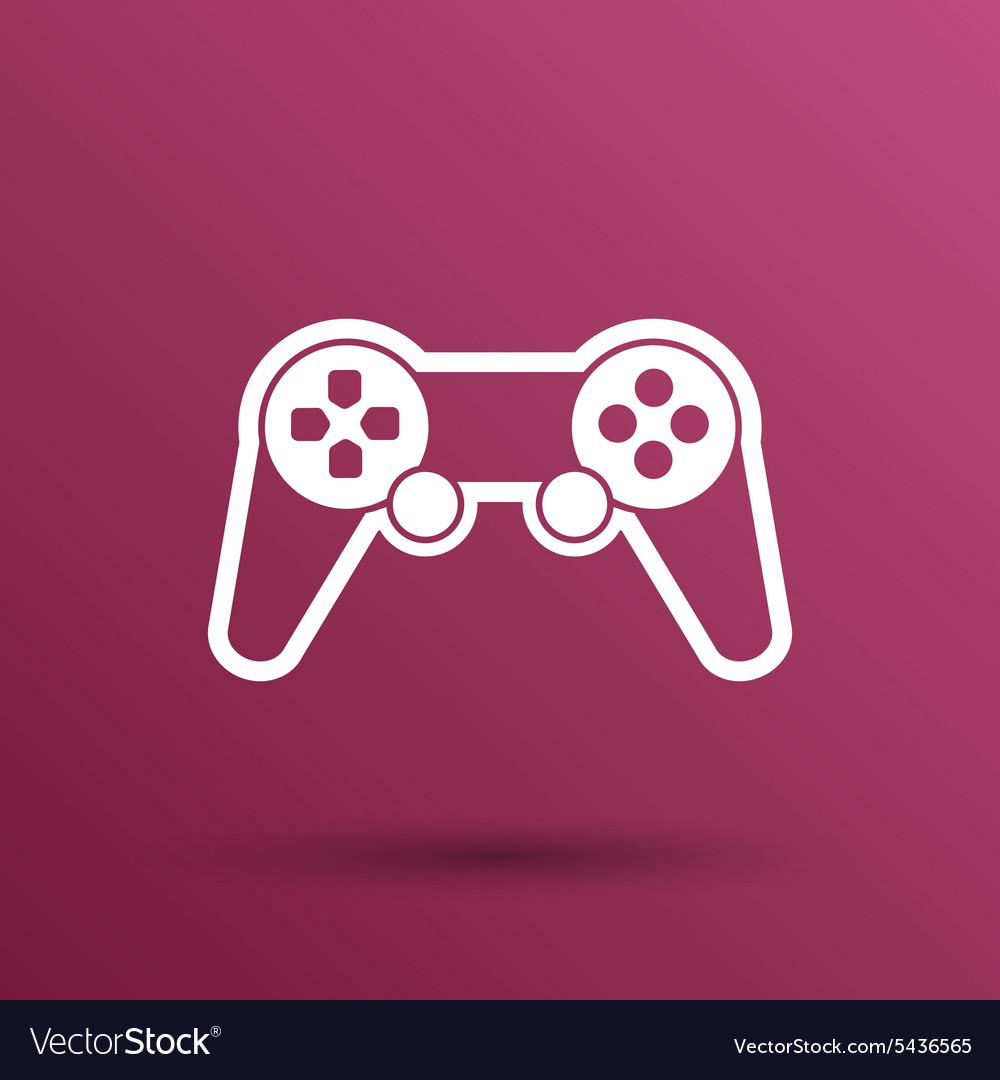 Joystick icon rounded squares button console