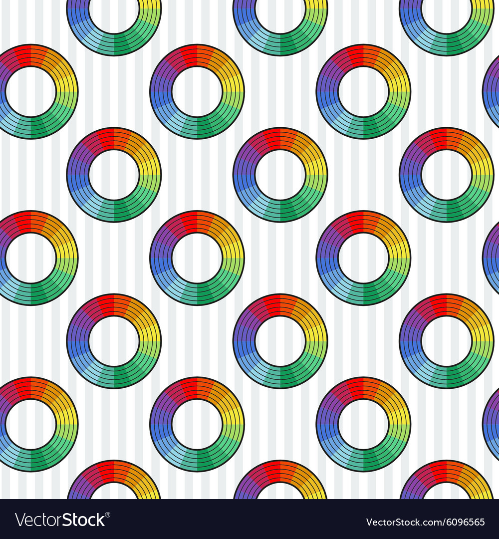 Seamless abstract pattern of elements