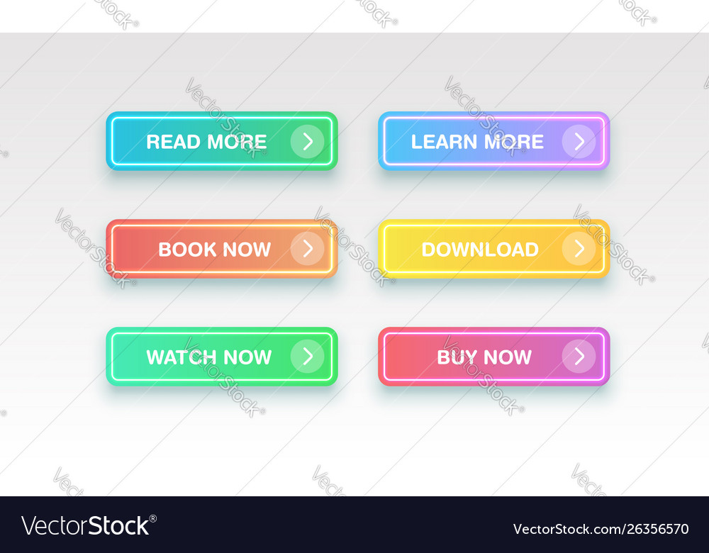 Clean Buttons - Website Graphics