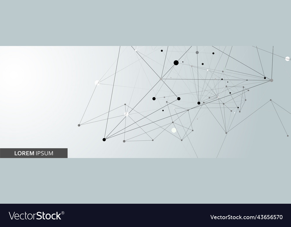 Connect triangle structure design modern vector image Connect triangle structure design modern