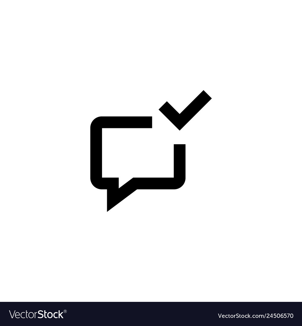 Message icon dialog sign vector image Message icon dialog sign