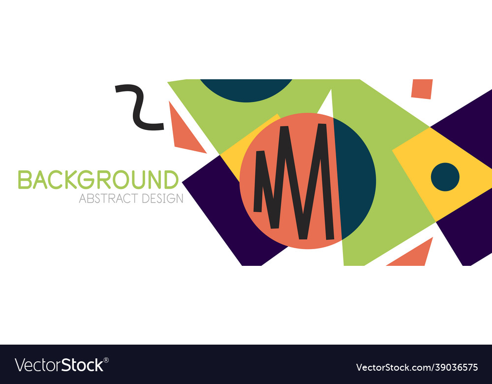 Abstract background blocks lines triangles vector image Abstract background blocks lines triangles