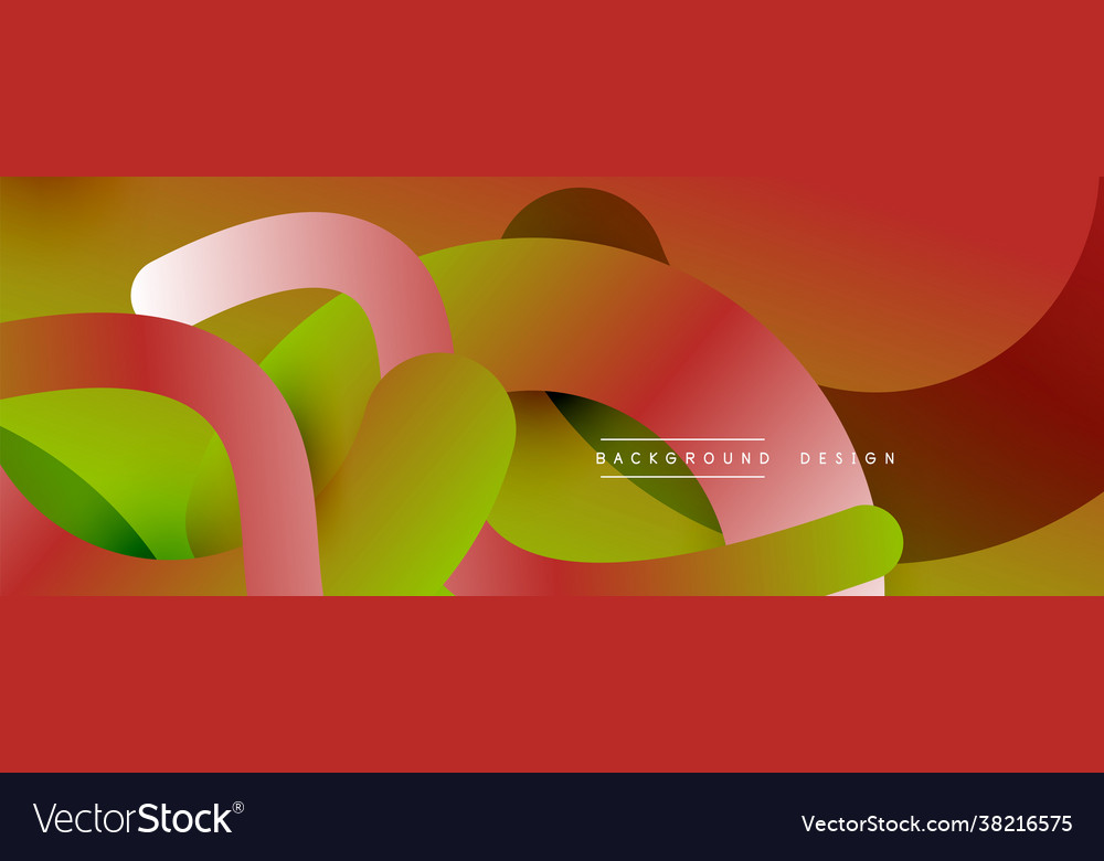 Abstract overlapping lines and circles geometric