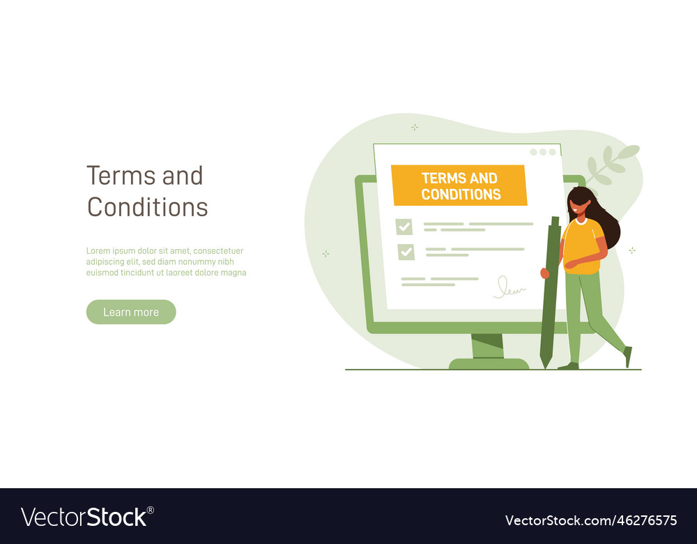 Contract character gets acquainted Vector Image Contract character gets acquainted