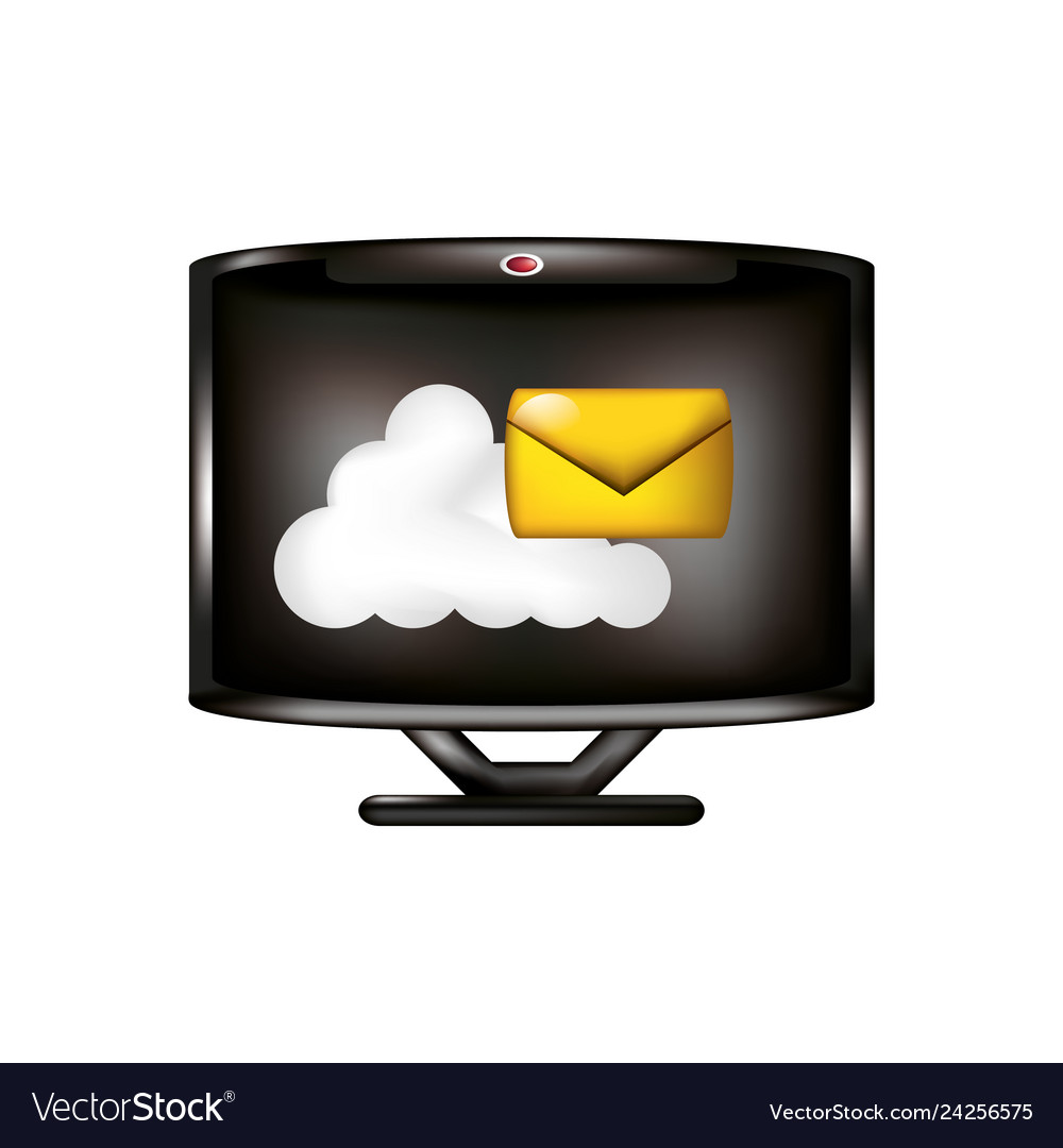 Monitor with cloud computing and envelope