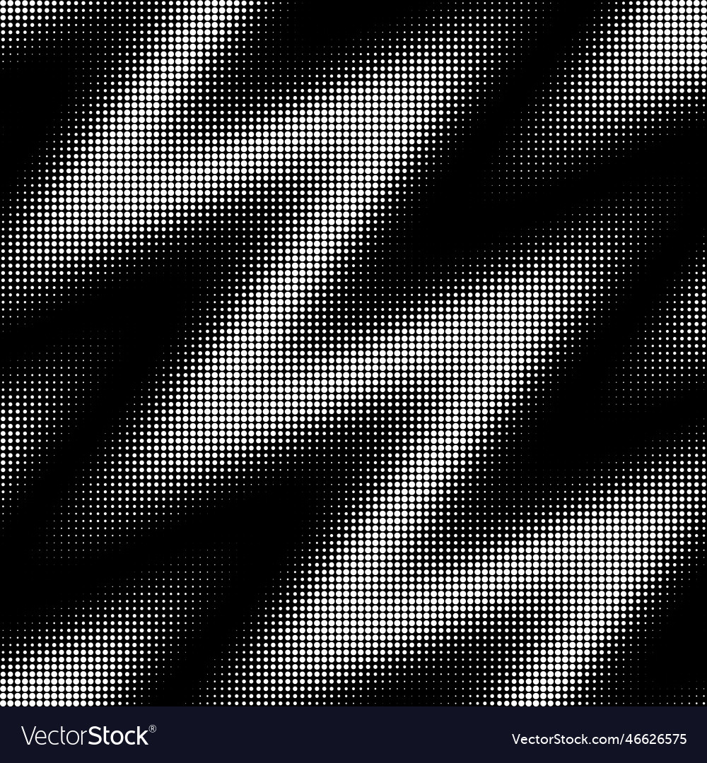 Monochrome abstract halftone dots gradient vector image Monochrome abstract halftone dots gradient