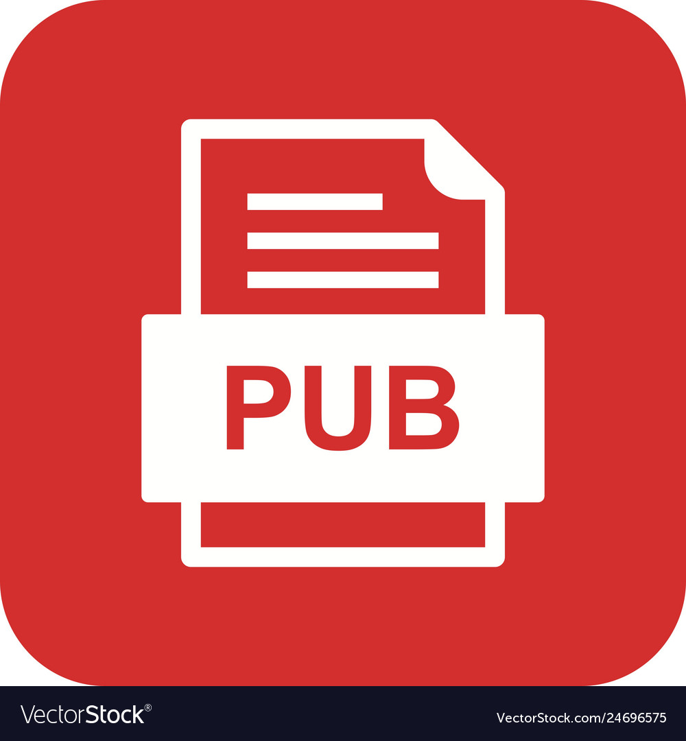 Pub file document icon