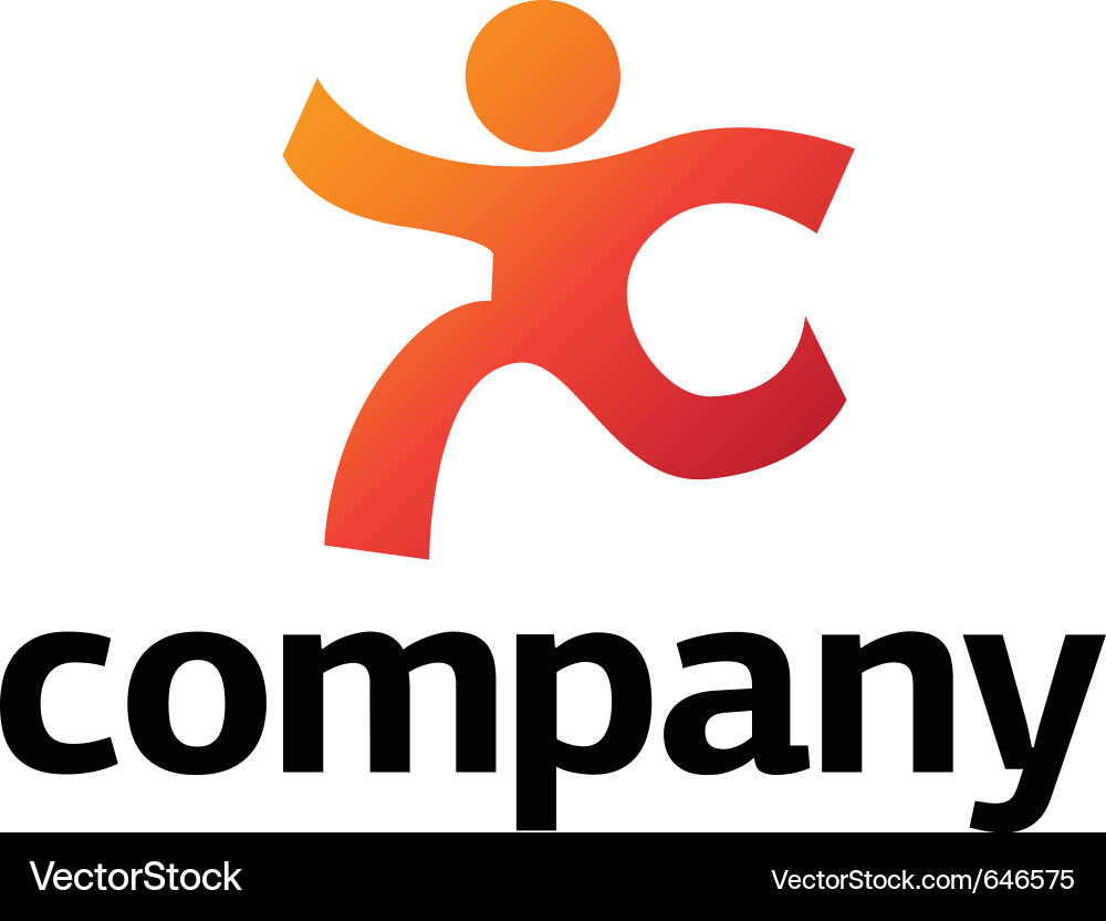 Running man Royalty Free Vector Image - VectorStock
