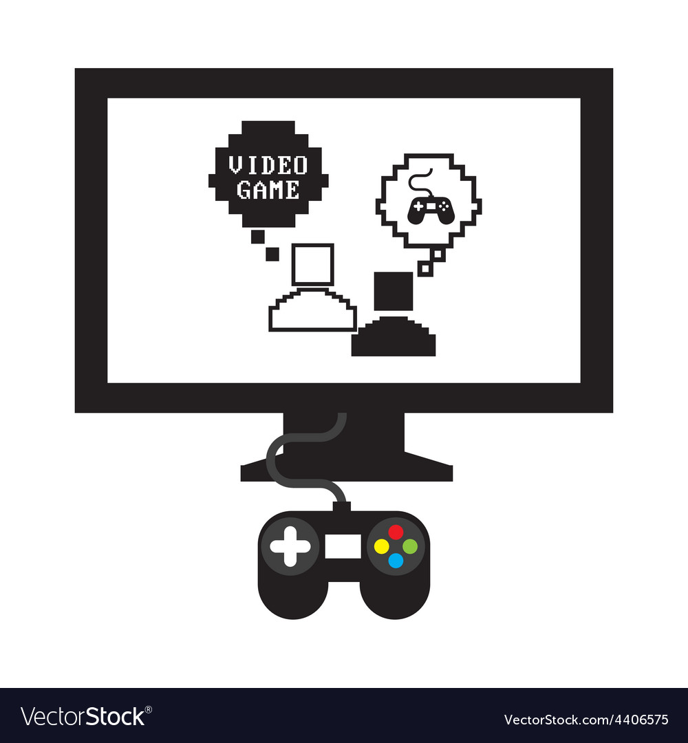 Video games Royalty Free Vector Image - VectorStock