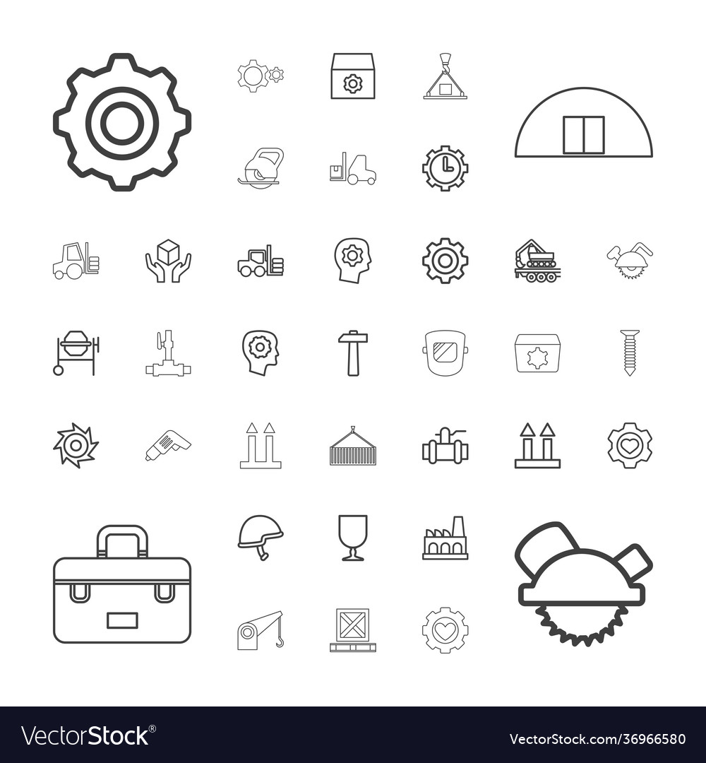 37 industrial icons