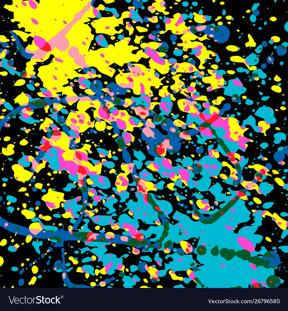 Geometric abstract color pattern in graffiti vector image Geometric abstract color pattern in graffiti