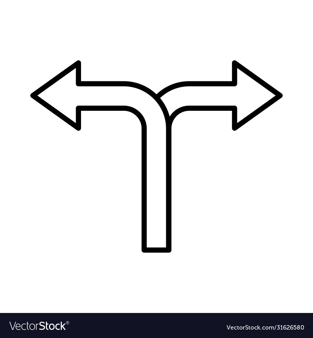 Left and right arrows navigations guide line style