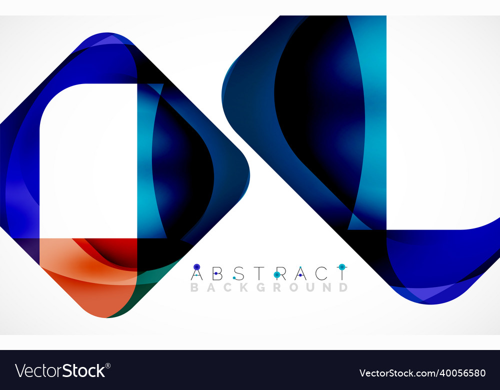 Minimal background abstract square shape vector image Minimal background abstract square shape