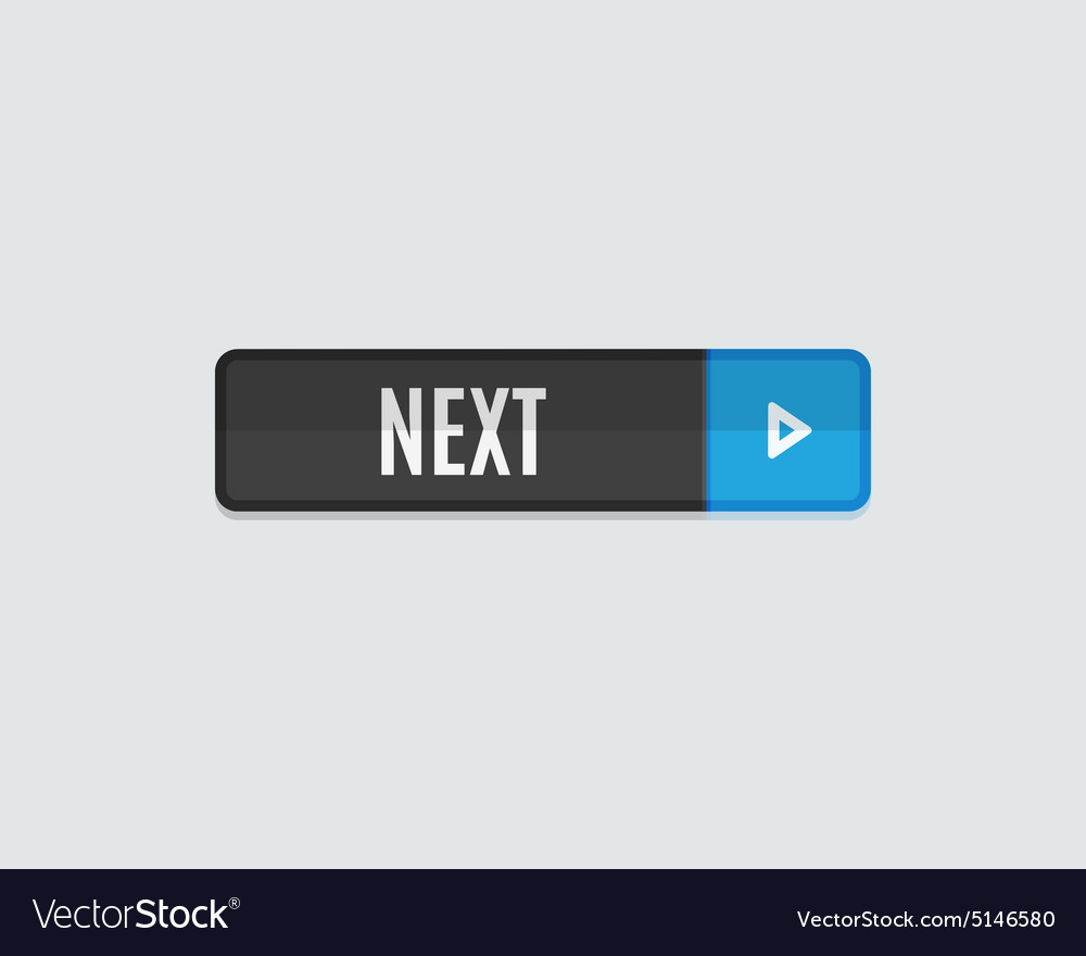 Next web button flat design