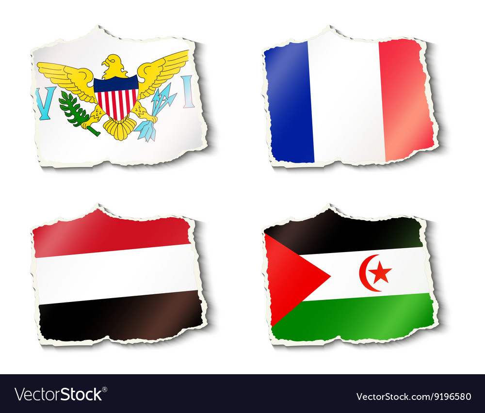 Set of flags