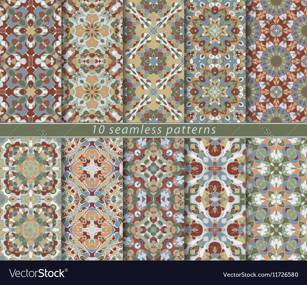 Set of seamless pattern