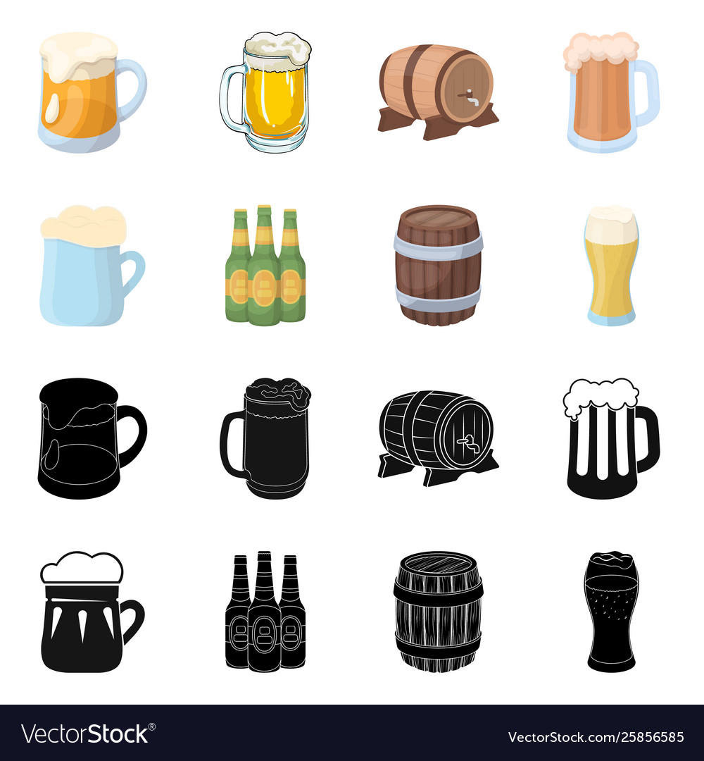 Design minimal and pint sign set